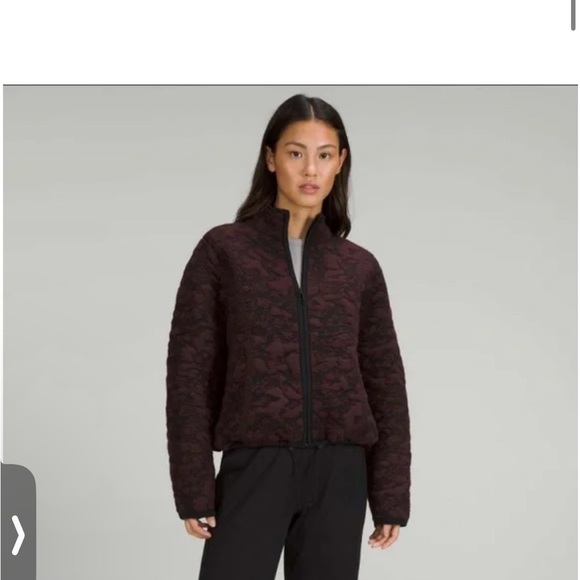 Insulated Jacquard Full-Zip Jacket lululemon - Picture 2 of 11